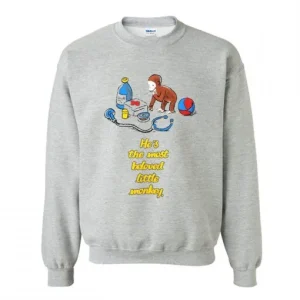 Vintage CURIOUS GEORGE American Animated Series Sweatshirt SN