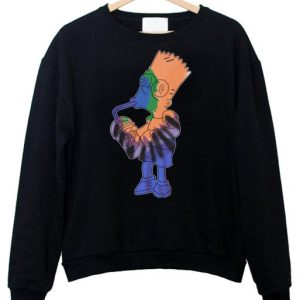 bart tie dye Sweatshirt SN