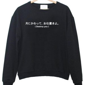 destroy you sweatshirt SN