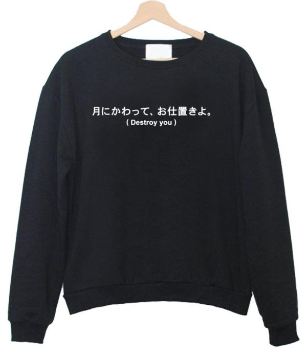 destroy you sweatshirt SN