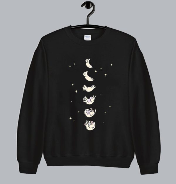 Cat Moon Phase Sweatshirt SN