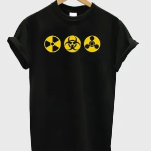 Radioactive Chemical Hazard Biohazard T-Shirt SN