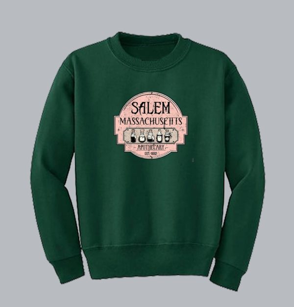 Salem Massachusetts Apothecary Est 1692 Sweatshirt SN