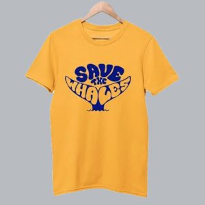 Save The Whales T Shirt SN