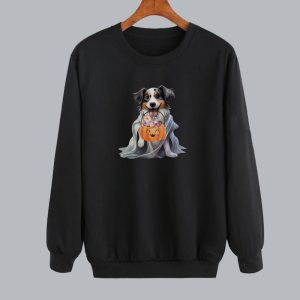 Australian Shepard Halloween Dog Sweatshirt SN