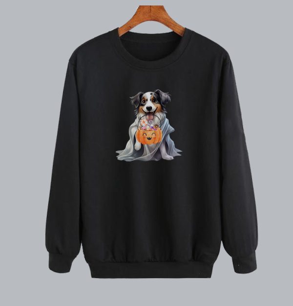 Australian Shepard Halloween Dog Sweatshirt SN