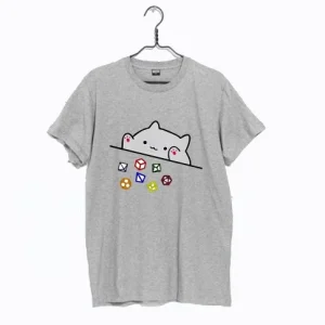 Cat Throwing Dice T-Shirt SN