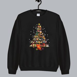 Christmas Teacher Book Sweatshirt SN