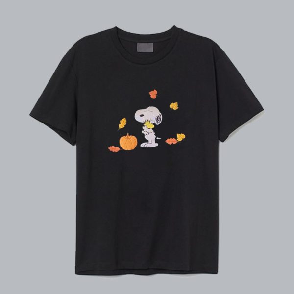 Fall Snoopy T shirt SN