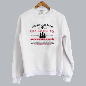 Griswold Co Tree Farm Since 1989 Christmas Sweatshirt SN