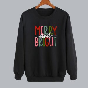 Merry and Bright Christmas Sweatshirt SN