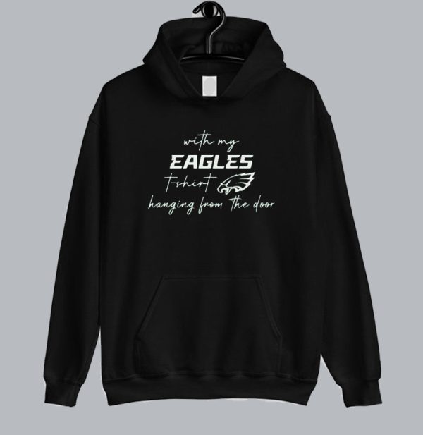 Taylor Swift With My Eagles Hoodie SN