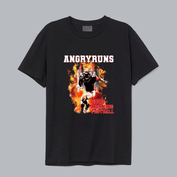 Angry Runs Football T Shirt SN