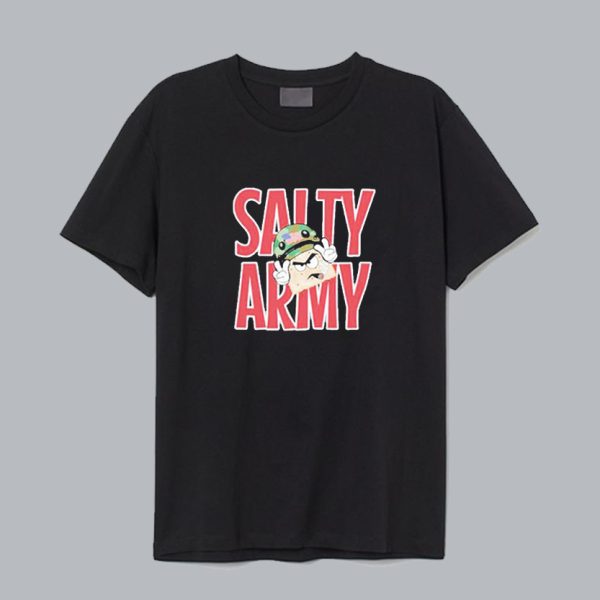 Salty Cracker Merch Big Salty Army T Shirt SN