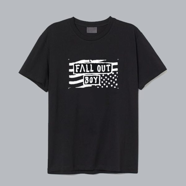 Us Flag Fall out Boy T Shirt SN