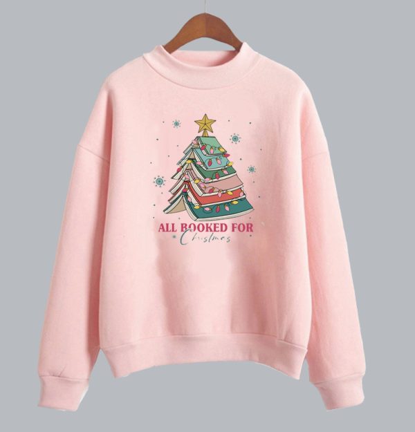 All Booked For Christmas Sweatshirt SN