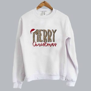 Buffalo Plaid Merry Christmas Leopard Sweatshirt SN