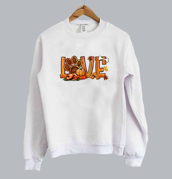 Dog Paw Fall Vibes Sweatshirt SN