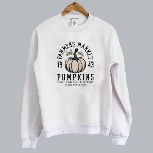 Farmers Market Pumpkin Retro Halloween Sweatshirt SN