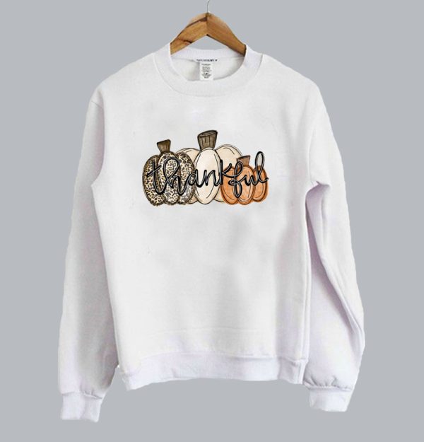 Leopard Pumpkin Thanksgiving Tankful Halloween Sweatshirt SN