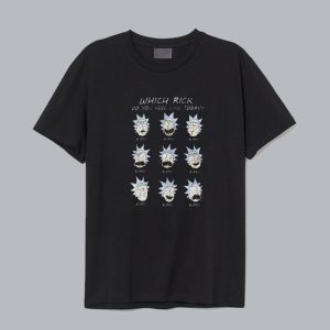 Rick And Morty Emoticon Face T Shirt SC