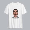 American Psycho Christian Bale Bloody Face T shirt SC