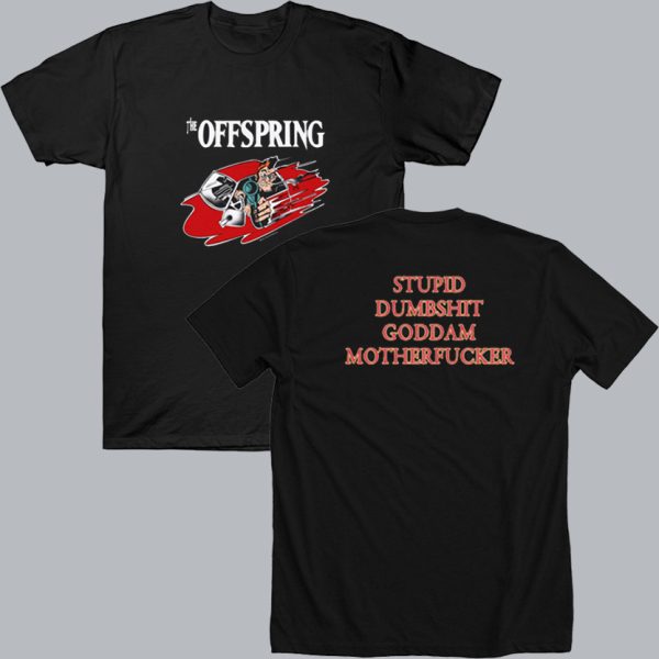 The Offspring Stupid Dumbshit Goddam Moth (2side) T Shirt SC