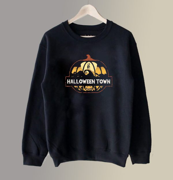 Vintage Pumpkin Halloween Town Sweatshirt SC