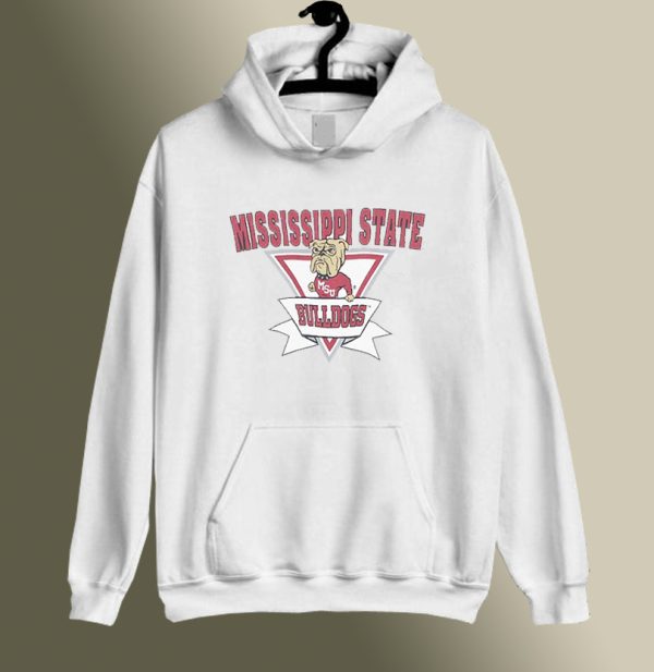 Vtg Mascot Bulldog Mississippi State Hoodie SC