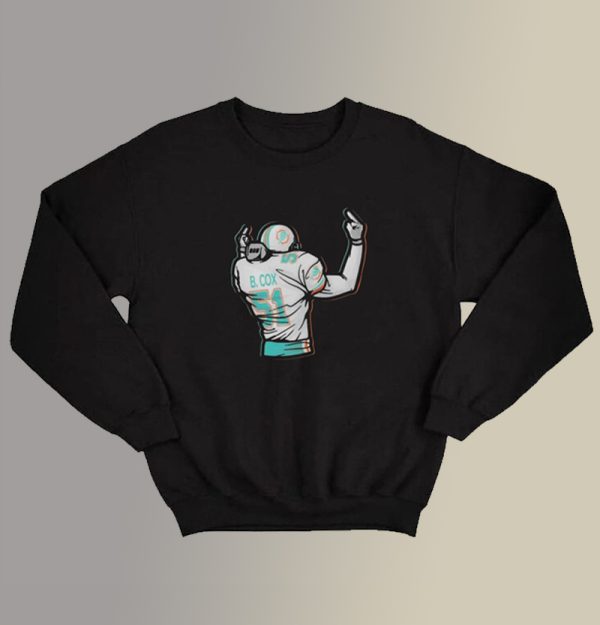 Bryan Cox 51 Miami Dolphins Sweatshirt