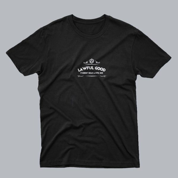 Dungeons And Dragons Lawful Good T Shirt SC