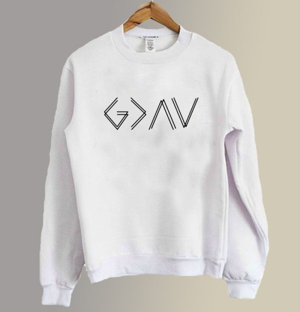 God is Greater Than the Highs and Lows Sweatshirt SC