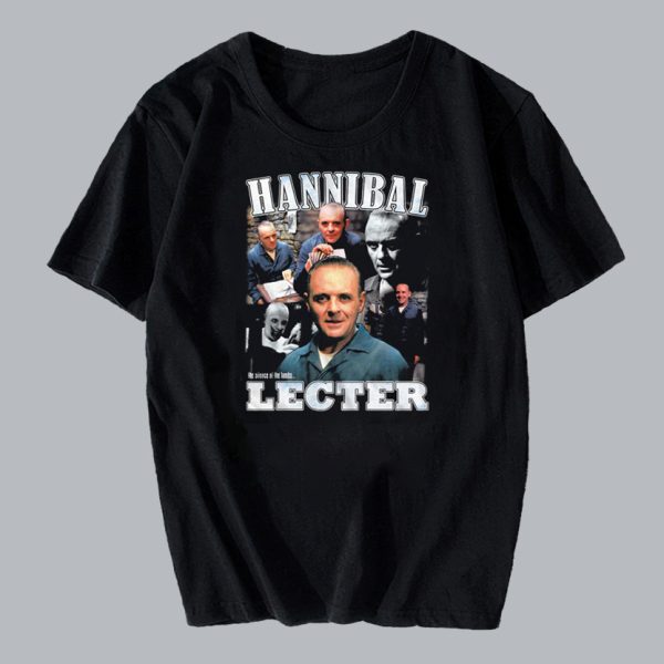 Hannibal Lecter Collage Silence Of The Lambs T Shirt