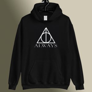 Harry Potter Deadly Hallows Always Hoodie SC