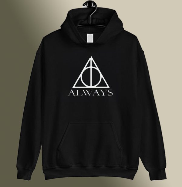 Harry Potter Deadly Hallows Always Hoodie SC