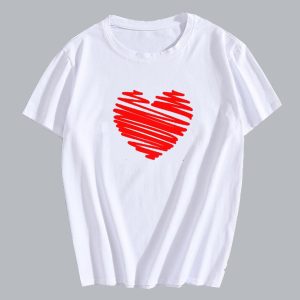 Heart Valentine Day T shirt