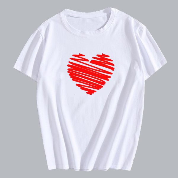 Heart Valentine Day T shirt