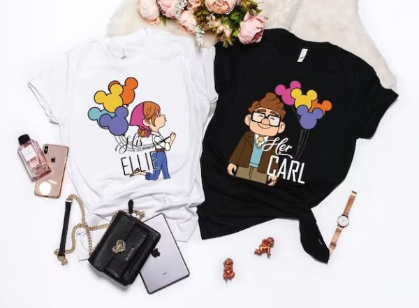 His Carl Her Ellie Shirts Couple T Shirt