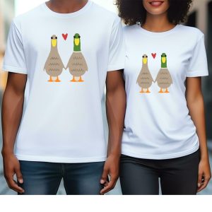 Love Ducks Cute Valentine Couple T Shirt