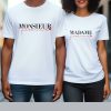 Monsieur Madame Couple T Shirt