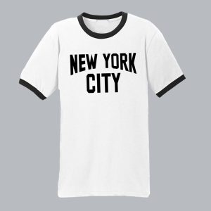 New York City John Lenon Ringer T Shirt