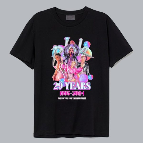 Pink 29 Years 1995 2024 Memories T Shirt