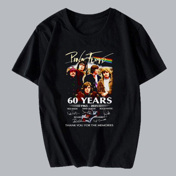 Pink Floyd band 60 years T Shirt SC