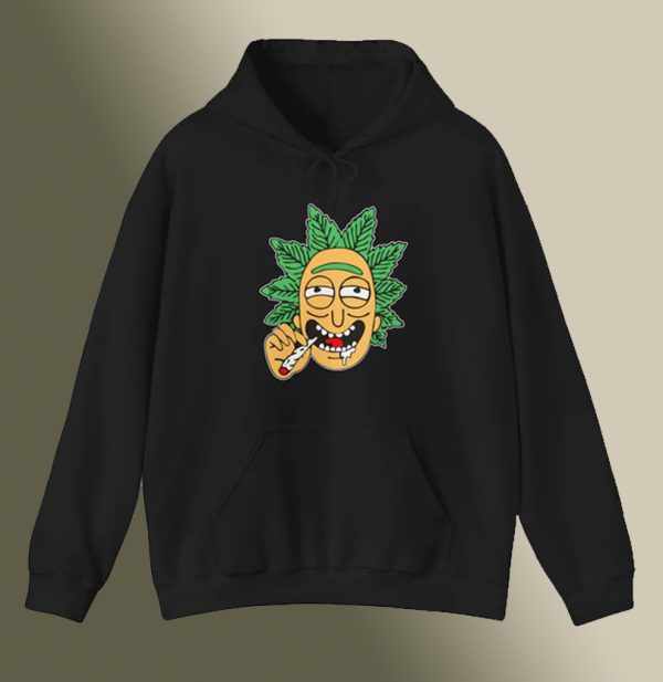 Rick Morty Smoking Weed Hoodie SC