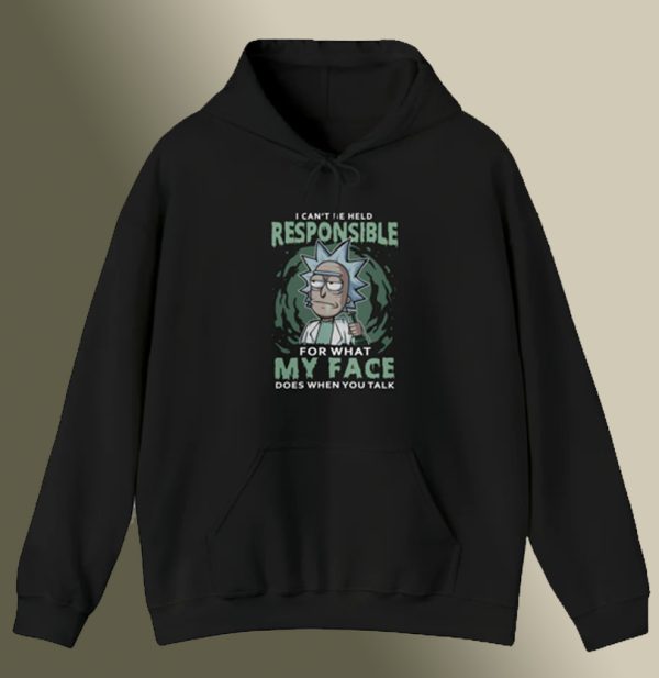 Rick and Morty Cant be Held Responsible Hoodie