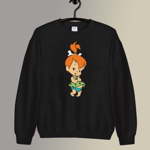 The Flintstones Damen Pebbles Flintstone Boyfriend Fit Sweatshirt SC