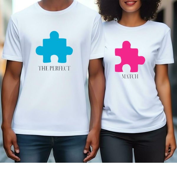 The perfect match couple T shirt