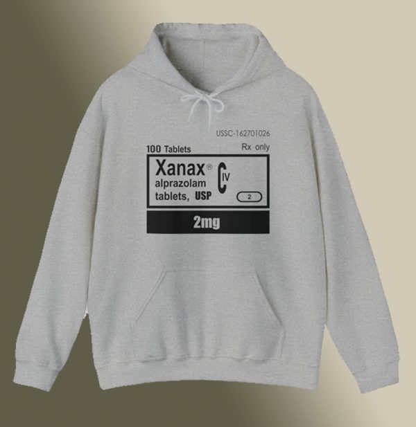 Xanax 2mg Rx Only Hoodie SC