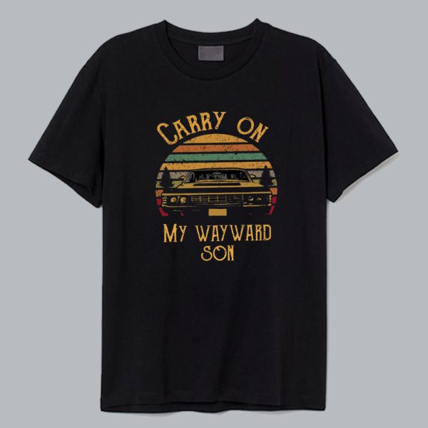 Carry On My Wayward Son T Shirt