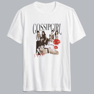 Gossip Girl print T Shirt